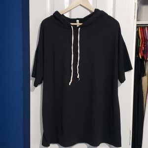 MTS Plus Size Women's Hooded Short Sleeve